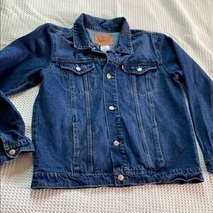 0223 levi’s denim, cotton jacket, size, extra large boys or girls